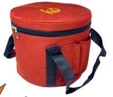 Red bag with a black strap and yellow logo on a white background - JOY - Journey Of You - Spiritual, Holistic, Empowering