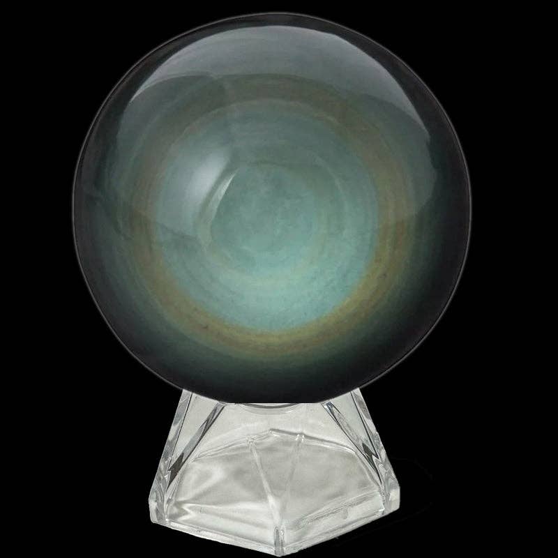 Celestial Eye Obsidian Sphere Mexico AA - 30-40mm
