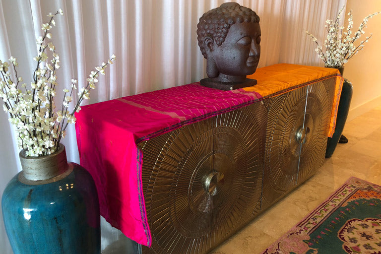 alter cloth orange pink - JOY - Journey Of You - Spiritual, Holistic, Empowering