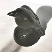 Black Obsidian Raven Carving – Totem for Ancient Wisdom and Protection