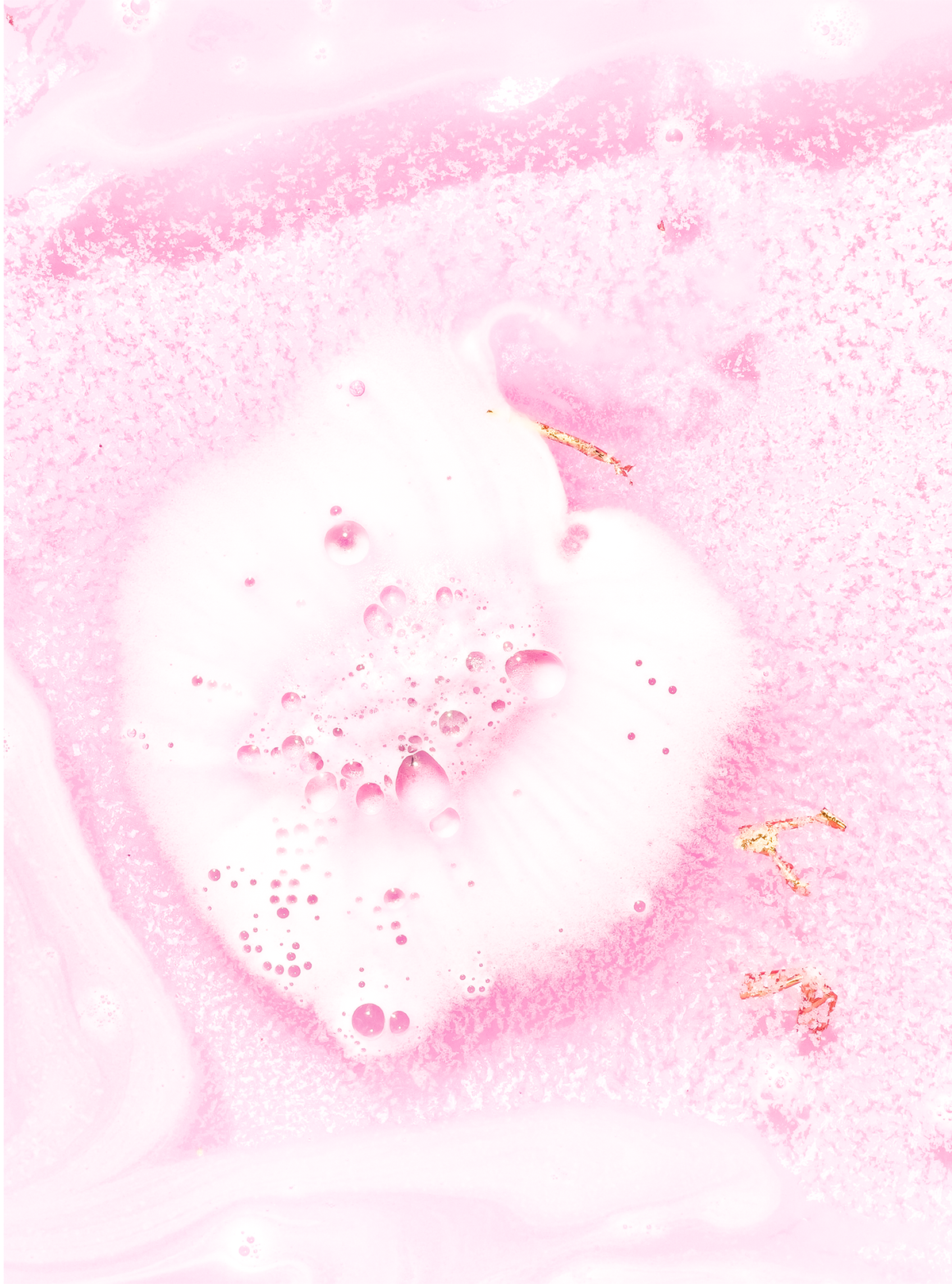 CRYSTAL BATH BOMB - ROSE QUARTZ - JASMINE - hot relaxing bath - essential oils - Amethyst & Aquamarine - INGREDIENTS ﻿﻿Sodium Bicarbonate, Sodium Sulfate, Citric Acid, Sodium Chloride, Camellia Japonica Seed Oil, Simmondsia Chinensis (Jojoba) Seed Oil, Butyrospermum Parkii (Shea Butter) Oil, Jasmine Essential Oil, Gold Foil, Orange 4, Gold Powder - Joy - Journey of you