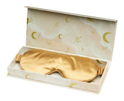 DREAM EYE MASK - GOLD - 100% VEGAN - perfect for the daydreamer - little beauty sleep - protect the delicate skin around your eyes while reducing fine lines, wrinkles and skin impurities - Joy - Journey of you