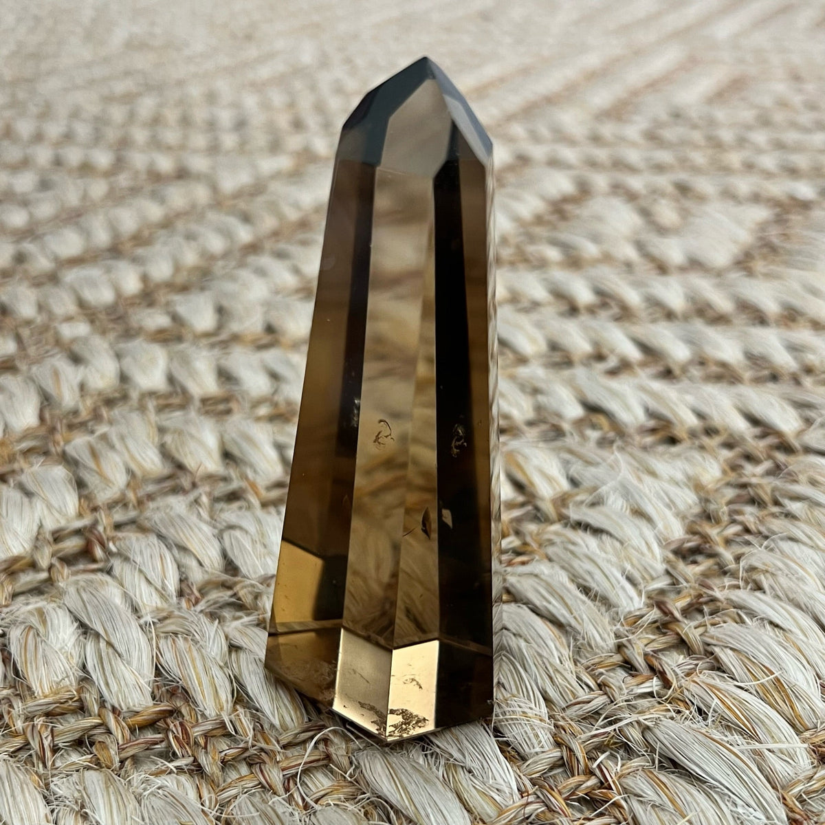 Smoky Quartz Point: Cleansing Crystal, 115 grams