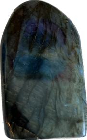 Iridescent Labradorite Stone: Healing Crystal (4” x 2”)