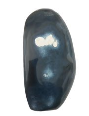 ORCA AGATE FREE FORM - LARGE -  Named for its black/grey/white pattern resembling an Orca, or sometimes called Ocean Agate/Blue agate for its ocean tones, this stone is incredibly soothing - healing stone on Earth than an agate - There many different types of agates.