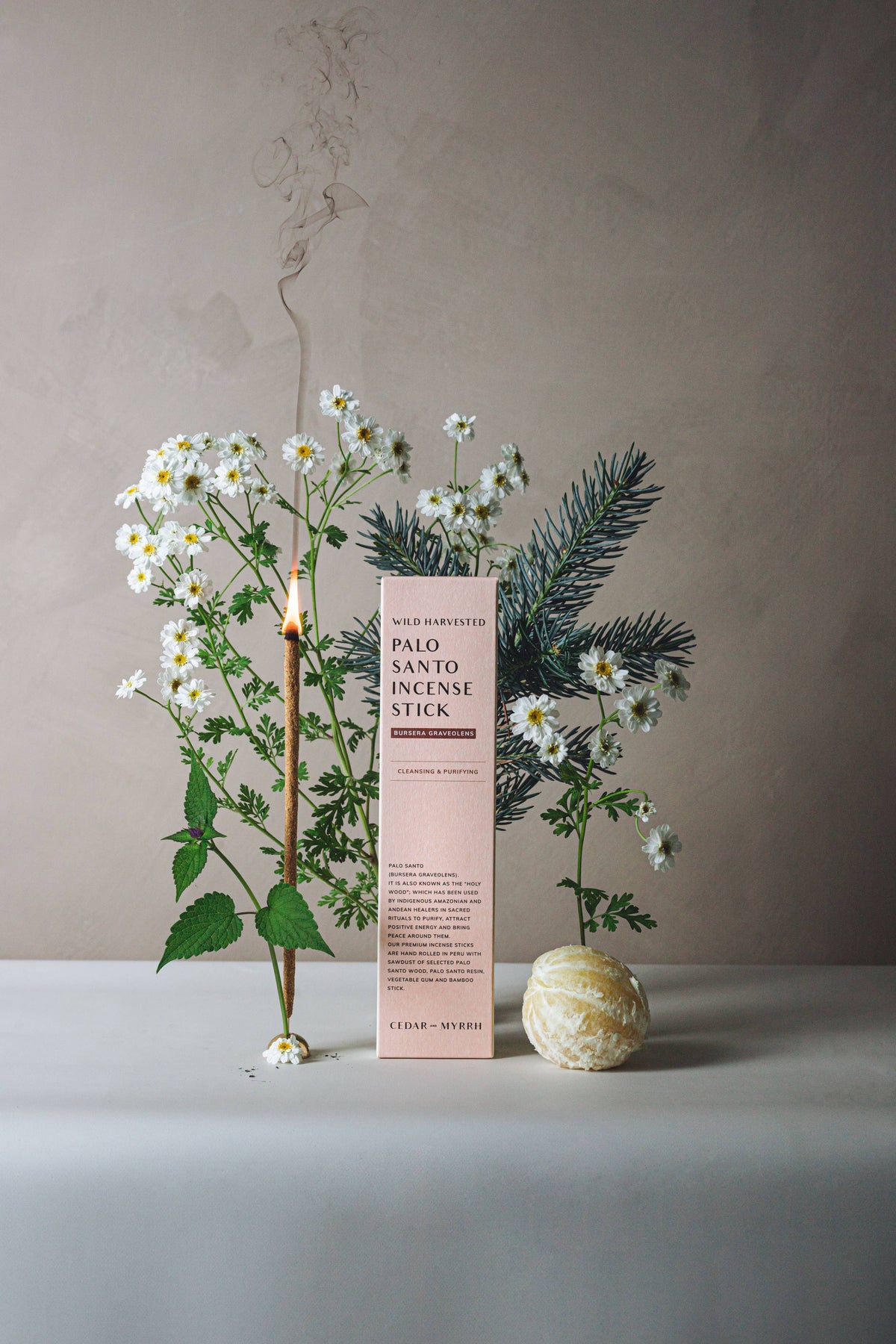 PALO SANTO HAND ROLLED INCENSE STICK - Wild Harvested Palo Santo Incense Sticks - Cleansing & Purifying - Palo Santo - Joy - Journey of you