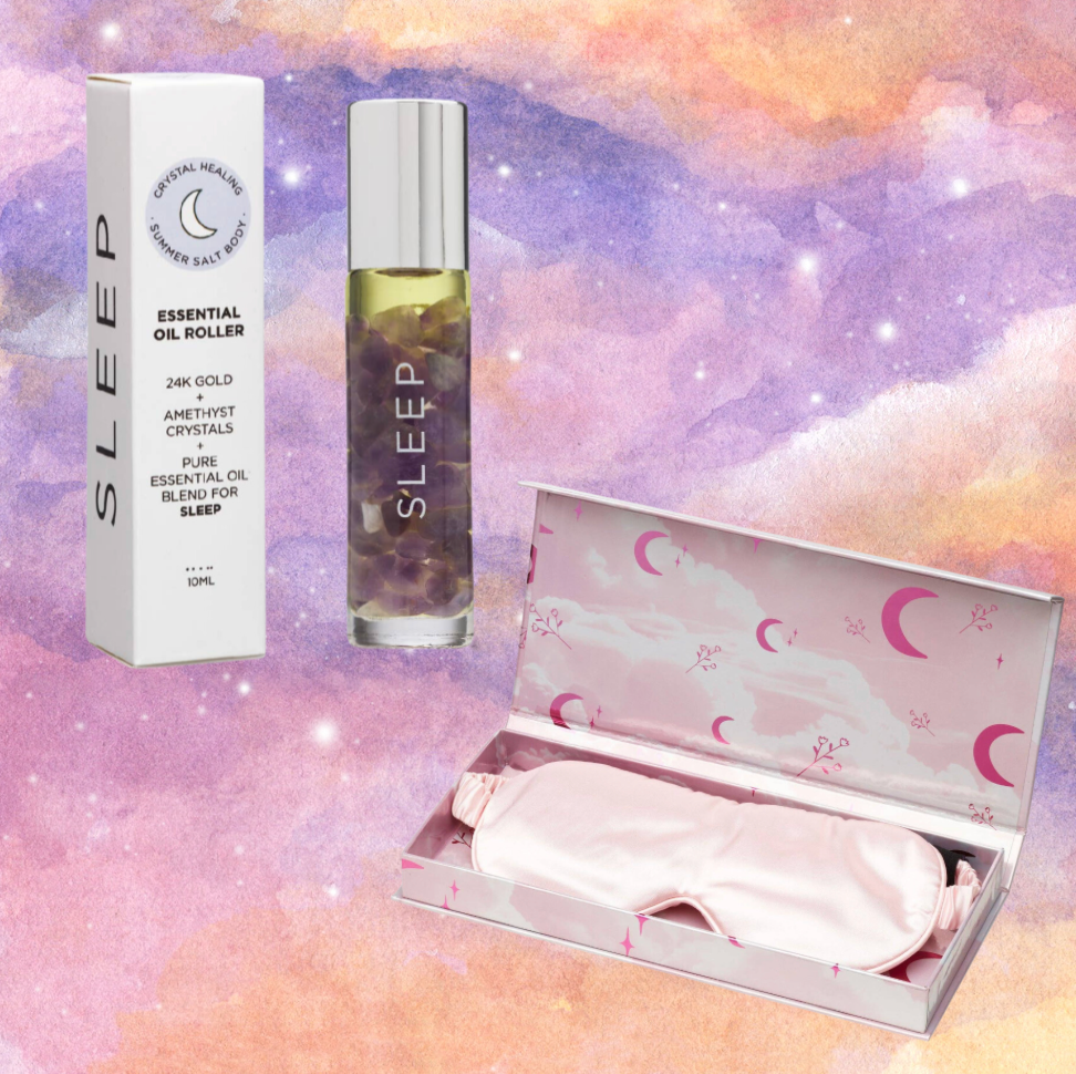SWEET DREAMS BUNDLE - Ultimate Combo - Sleep Essential Oil & The Dream Mask - 00% vegan friendly + cruelty free - Joy - Journey of You