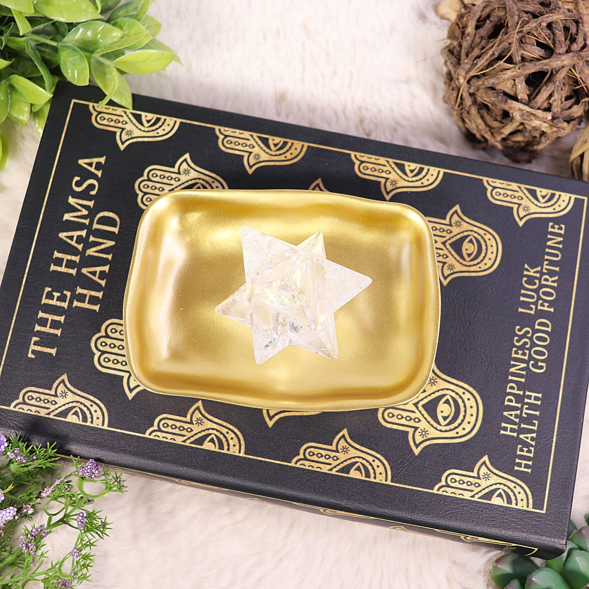 Clear Quartz Merkaba